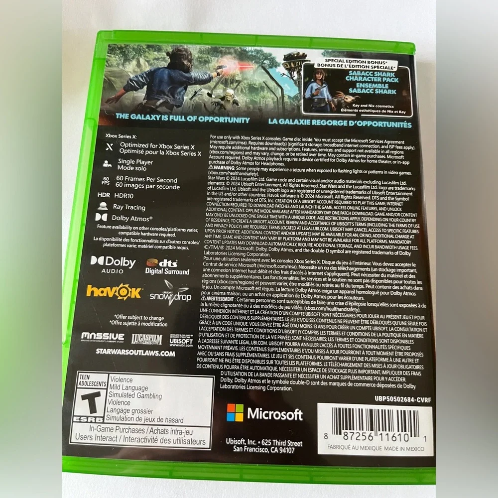 Star Wars Outlaws Special Edition - Microsoft Xbox Series X